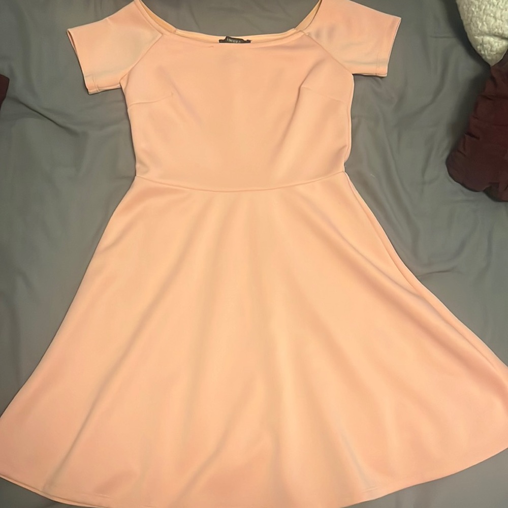 Forever 21 pink skater dress